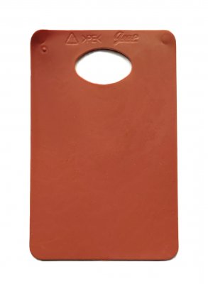 Aprikosfärgad onumrerad garderobsbricka