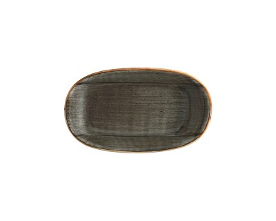 Tallrik Oval 15x8,5cm Space