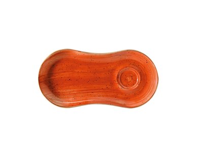 Frukosttallrik 25x12cm Terracotta