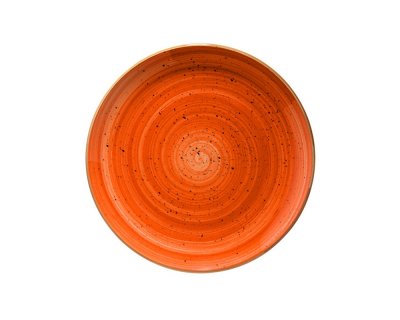 Flat tallrik Gourmet D25cm Terracotta