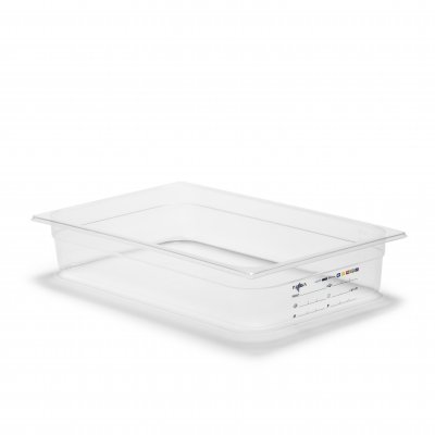 Kantin klar pp-plast GN1/1 Djup6,5-20cm
