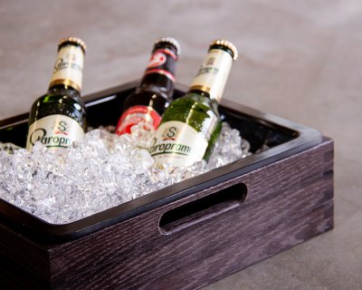 Träram för kantiner GN1/2-10cm Havana Black