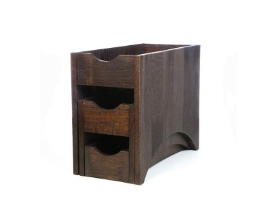 Exponeringsställ 3 plan "Liten" Havana Black