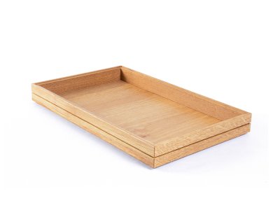 Stapelbar låda GN1/1 Linoljad ek Höjd4cm
