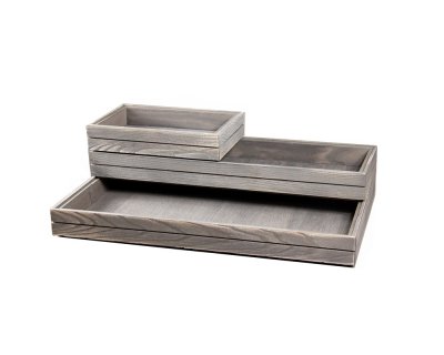 Stapelbar låda GN1/4 Driftwood Höjd4cm
