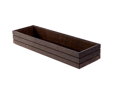 Stapelbar låda GN2/4 Havana Black Höjd6,5cm