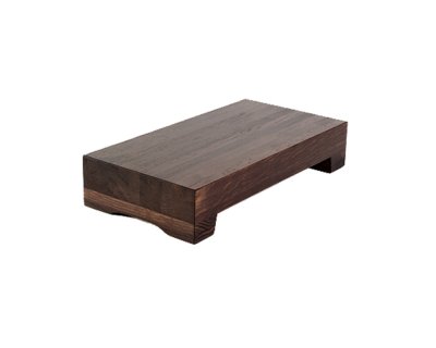 Rektangulärt exponeringsbord Havana Black 40x21cm