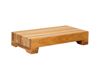 Rektangulärt exponeringsbord Linoljad ek 40x21cm