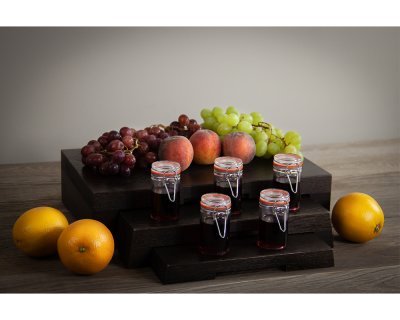 Exponeringsbord 3 våningar Havana Black