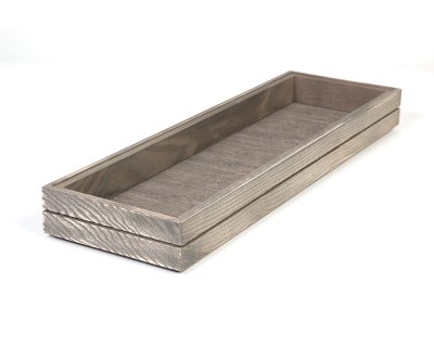 Stapelbar låda GN2/4 Driftwood Höjd4cm