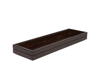 Stapelbar låda GN2/4 Havana Black Höjd4cm