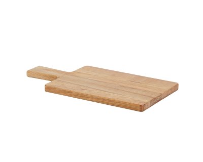 Liten bräda med handtag Linoljad ek 35x22,5cm