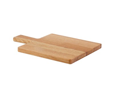 Liten bräda med handtag Linoljad ek 35x19cm