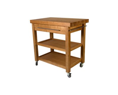 Serveringsvagn Linoljad ek 96x60 höjd98,5cm