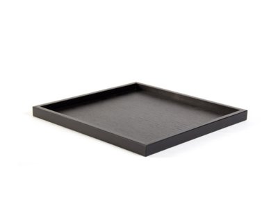 Bricka "The Lamp" svart 45x43cm