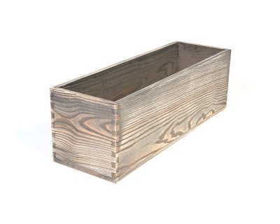 Rektangulär låda Driftwood 47x15cm