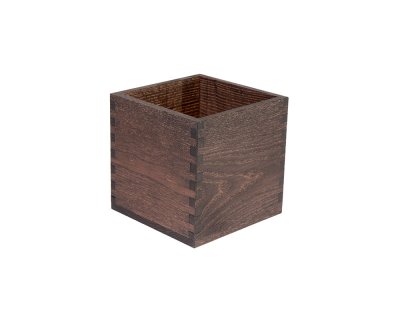 Besticklåda Havana Black 15x15cm
