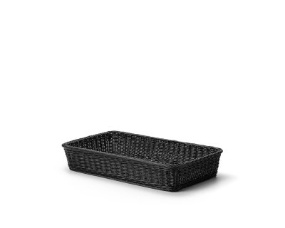 Brödkorg Svart pp-plast 53x32cm