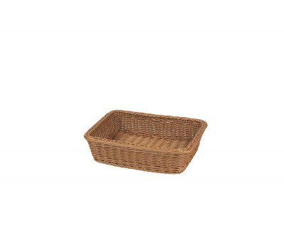 Brödkorg Brun rektangulär pp-plast 36x27cm