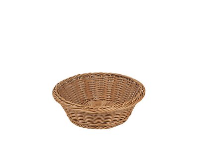Brödkorg Brun rund pp-plast D25cm