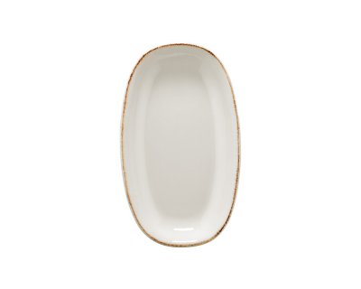 Tallrik Retro Oval 24x14cm