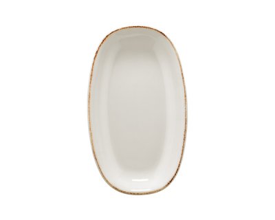 Tallrik Retro Oval 33x19cm