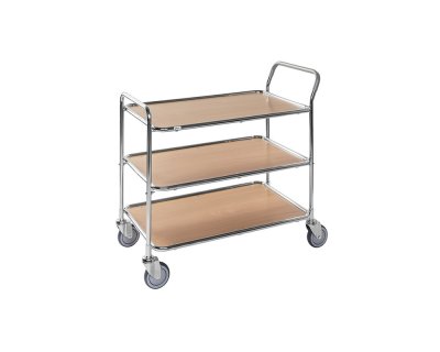 Bordsvagn 3 plan elförzinkad (4 färger)