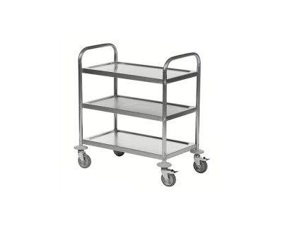 Rostfri vagn 3 plan C2 18/0 stor