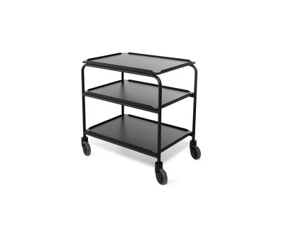 Serveringsbord svart 80x52cm