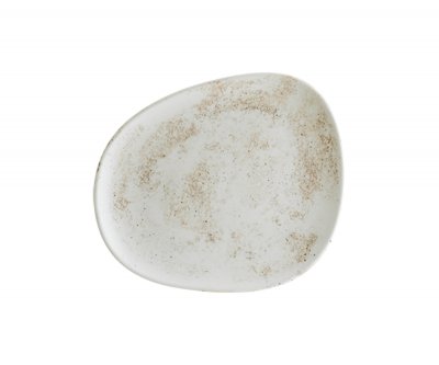 Nacrous flat oval tallrik 19cm
