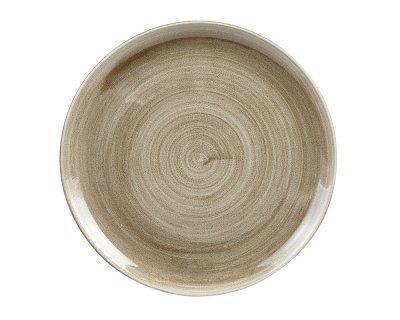 Stonecast Patina Antique Taupe Coupe Evolve Plate 32,4cm