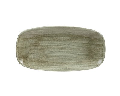 Stonecast Patina Burnished Green Oblong Plate 29,8x15,3cm