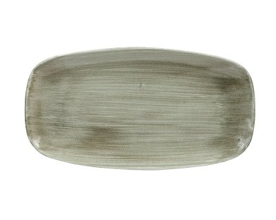 Stonecast Patina Burnished Green Oblong Plate 35,5x18,9cm
