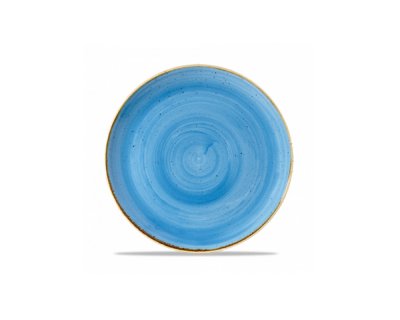 Stonecast Cornflower Blue Coupe Plate 26cm