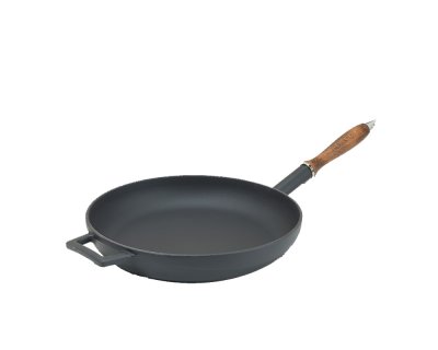 Slowcook stekpanna rund mattsvart D24cm