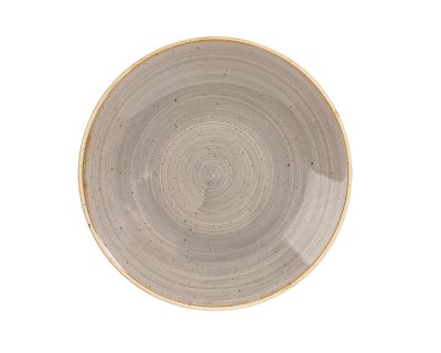 Stonecast Grey Deep Coupe Plate 27cm