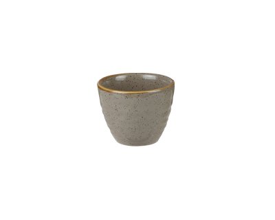 Stonecast Grey Ripple Dipper Pot 7cl
