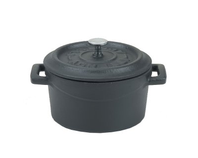 Slowcook Minipot Mattsvart rund 10cm 0,36L