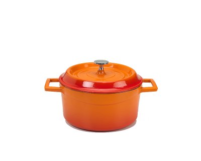 Slowcook Minipot Orange rund 14cm 0,8L
