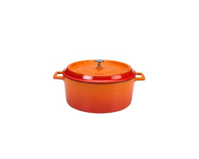 Slowcook Rund Gryta orange 28cm 6,7L
