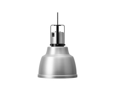 Värmelampa Focus IO med rak kabel Aluminium