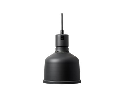 Värmelampa Focus MS med rak kabel Svart