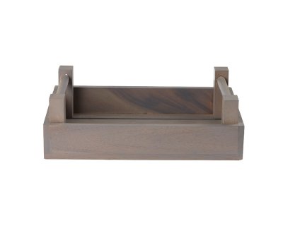 Wood Grey Rect Crate 13x7 7/8x3 7/8" Box 4