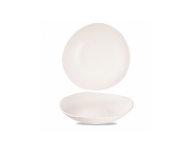 Plastic White Trace Melamine Bowl 460cl